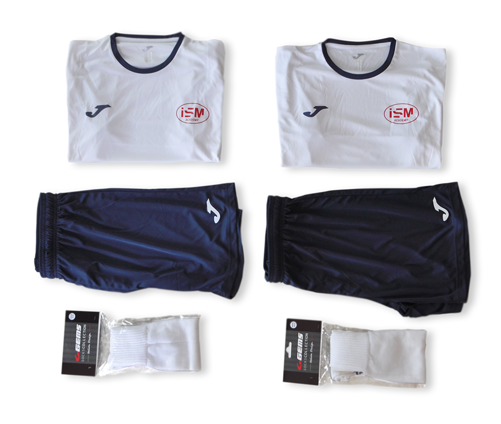 Kit ufficiale ISM per giovani calciatori soccer scouting