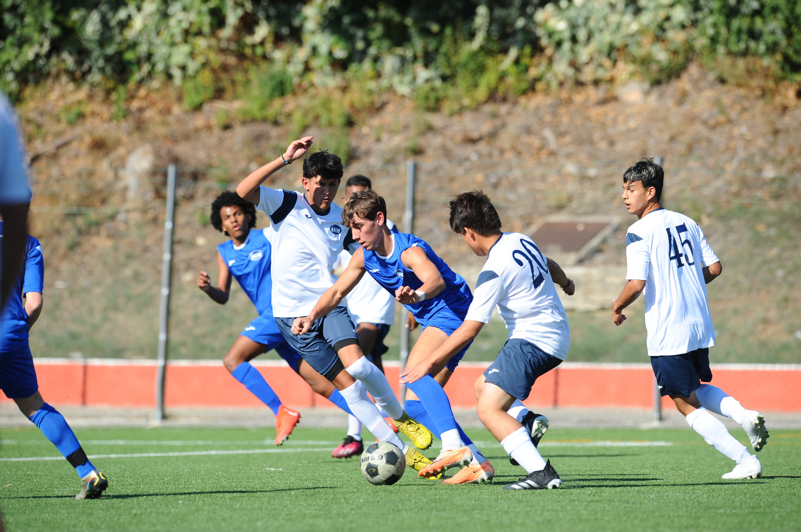 ISM football tryout for young soccer players
