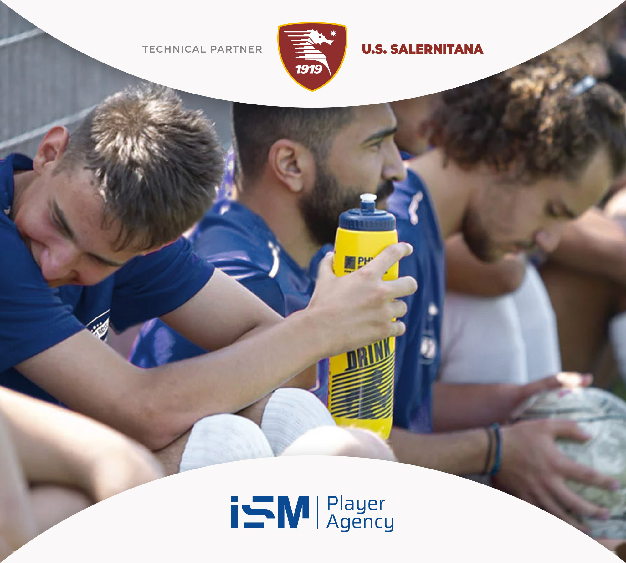 Young football players at ISM scouting camp mobile